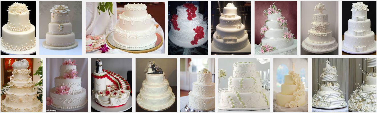 Modelos de bolos para casamento